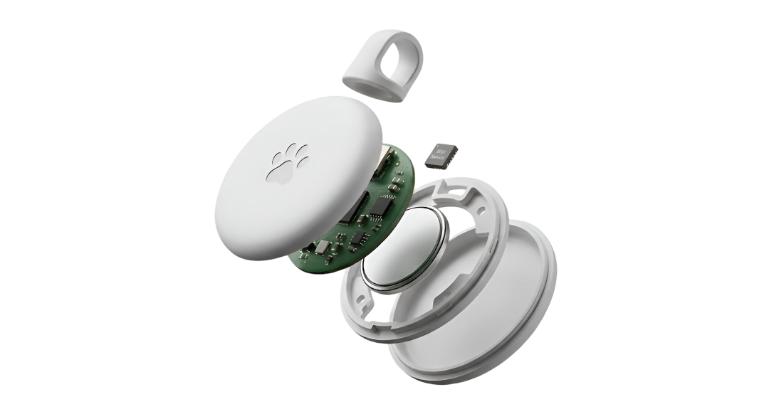 Exploded view of CatSense Tag